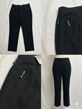 IZOD Black Zipper Pocket Dress Pants Slacks Size 14